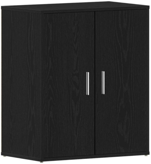 vidaXL Schuhschrank Schwarz Eiche 60x35x70 cm Holzwerkstoff 862682
