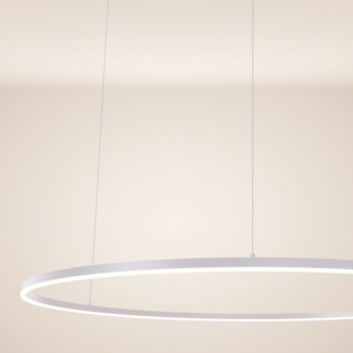 s.luce LED Ring Pendelleuchte Ø 150cm Weiß
