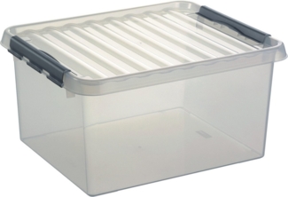 Sunware Aufbewahrungsbox mit Deckel 36 Liter 400x260x500mm transparent