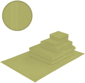 Handtücher Kombi Basis Set 9 teilig 500 g/m² Kiwi