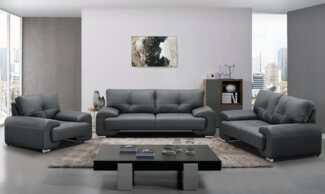 Beautysofa Big-Sofa Polstergarnitur Omega Set 3+2+1 Sofa Wohnzimmer Sofagarnitur, Die Lieferung beinhaltet die Lieferung in die Wohnung