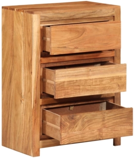 vidaXL Schubladenschrank 55x33x75 cm Massivholz Akazie 4008894