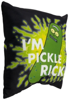 United Labels® Dekokissen Rick and Morty Pickle Rick Kissen Zierkissen Kopfkissen 40x40 cm