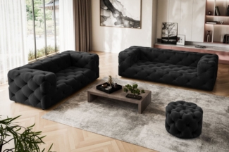 Places of Style 3-Sitzer FOLLINA, 3-Sitzer Sofa mit klassischer Chesterfield-Knopfheftung
