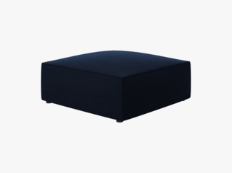 Micadoni Hocker Ruby 1-Sitzer Samt Salvador Königsblau