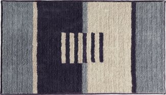 REDBEST Badematte Badematte "Houston", Höhe 20 mm, eckig, Streifen