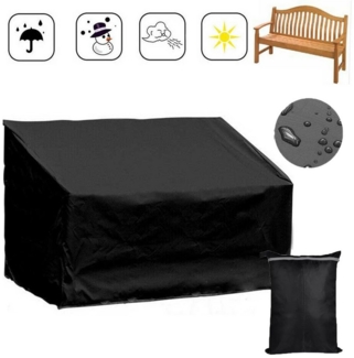 BTTO Gartenmöbel-Schutzhülle Abdeckung 2/3/4 Sitzabdeckung, Polyester-Gewebe, Wasserdichte, Sitzbankabdeckung für Innen Außenmöbel