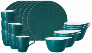 Seltmann Weiden Life Fashion Frühstücks-Set 18-teilig - Trendy Petrol