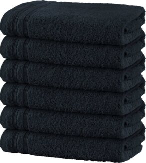 Erwin Müller Handtuch Handtuch "Heidelberg" 6er-Pack, Frottier, Walk-Frottier Uni