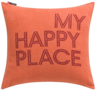 David Fussenegger Kissenhülle Silvretta My happy place Terracotta (50x50 cm) 82377455
