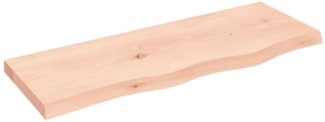 vidaXL Waschtischplatte 80x30x(2-4) cm Massivholz Unbehandelt 3156018
