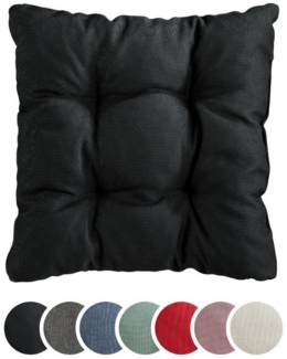sleepling Stuhlkissen Sitzkissen, aus weichem Möbelstoff für hohen Sitzkomfort, 38x38 cm