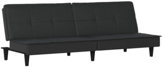 vidaXL Schlafsofa Schwarz Stoff 351915