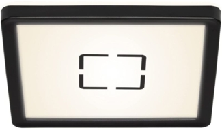 Briloner LED Panel Deckenleuchte Free weiß/schwarz Deckenlampe Panelleuchte