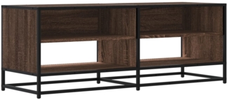 vidaXL TV-Schrank Braun Eiche-Optik 120,5x40x46cm Holzwerkstoff Metall 848893