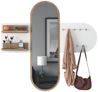 Skye Decor Garderobenständer 100% MELAMINE COATED E1 QUALITY CHIPBOARD, 120 cm x 12 cm x 125 cm N2