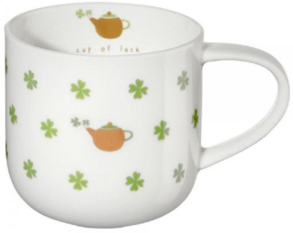 Asa Henkelbecher Coppa Happy Mug cup of luck Grün (400ml) 19466014