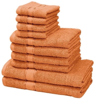 BETTWARENSHOP Handtuch Set Miko Superflausch, Frottee (Set, 10-St), Walkfrottee, 100% Baumwolle, Duschtücher, Handtücher, Gästetücher