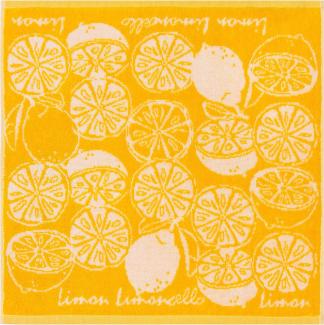 Kracht Küchen Textilien Limoncello|Frottier Küchentuch 50x50 cm gelb 3er Pack