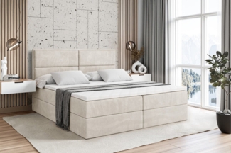 ALTDECOR Boxbett AURA (Multipocket-Matratze H4, H3 Matratze Bonellfederung, Topper, Kopfteil)