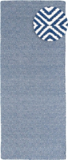 Morgenland In- & Outdoor Teppich - Alef - läufer - 200x80 - Blau