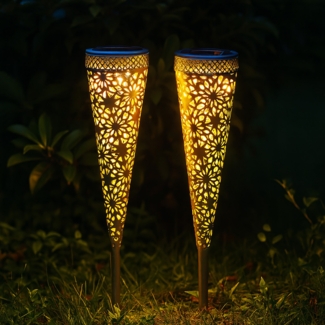 HTI-Living Luna Solarstecker Petal, 2er Set