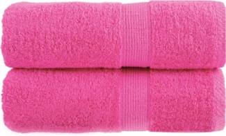 vidaXL Premium-Seiftücher SOLUND 2 Stk. Rosa 30x30 cm 600 g/m² 137515