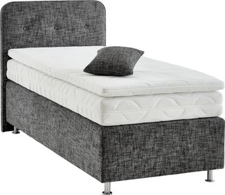 Westfalia Schlafkomfort Boxspringbett Sapporo, Inkl. Zierkissen, wählbar in H2, H3 & H4