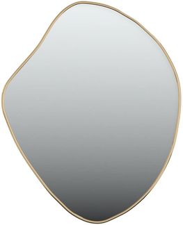 Wandspiegel, Badspiegel Golden 60x50 cm de6895