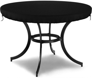 Dokon Tischplatte Abdeckung Schwerlast 600D Oxford UV Beständig Rund Ø102x10cm