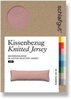 Schlafgut Seitenschläferkissenbezug Pure Seitenschläferkissen, (1 Stück), aus Bio-Baumwolle