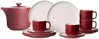 Ritzenhoff & Breker JASPER Kaffeeservice mit Kanne beere 13-teilig