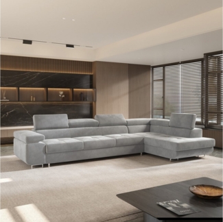 Masseno Ecksofa VICENTE mit Schlaffunktion L-Form, Sofa mit Bettkasten