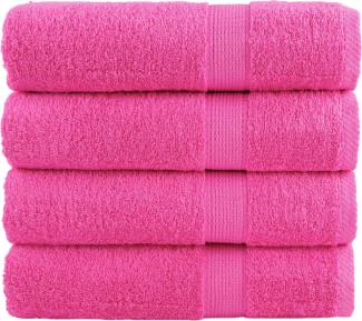 Premium-Handtücher 4 Stk. Rosa 50x100 cm 600g/m² 100% Baumwolle 137522