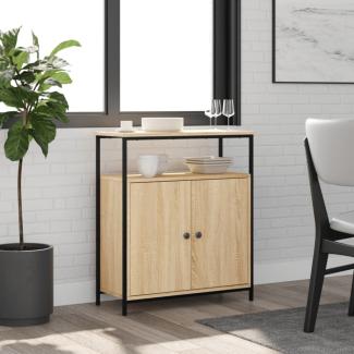 vidaXL Sideboard Sonoma-Eiche 70 x 30 x 80 cm Holzwerkstoff 835530