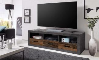 TV-Board >Ingmar< in Betonoxid - 147x49x45cm (BxHxT)