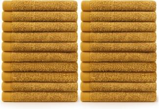 Blumtal Gästehandtücher 30x30 cm - weich und saugstark, Frottee (24-St), 12er und 24er Set, 100% Baumwolle
