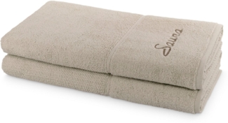 Möve for frottana Saunatuch, Walkfrottier (Set, 2-St)
