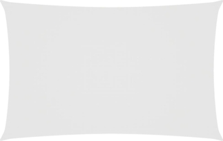 vidaXL Sonnensegel Oxford-Gewebe Rechteckig 5x8 m Weiß 135276