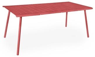 Vapio Outdoortisch Aluminium 180x90x74 cm Koralle