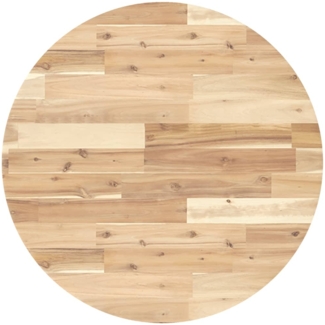 vidaXL Tischplatte Rund Ø70x4 cm Massivholz Akazie 4008691