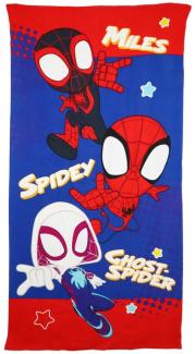 MARVEL Strandtuch Marvel Spidey Miles Ghost Spider Mikrofaser Badetuch 70x140 cm