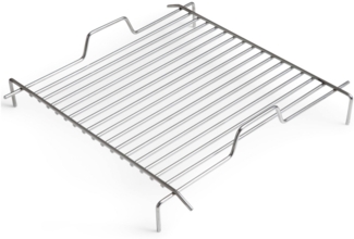 höfats Grillrost für Feuerkorb CUBE Edelstahl 41x41x10 cm Grill 6 mm höhenverstellbar