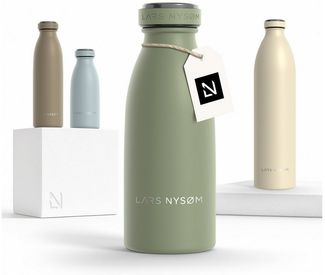 LARS NYSØM 'Ren' Thermoflasche, Sage Green, 1000 ml