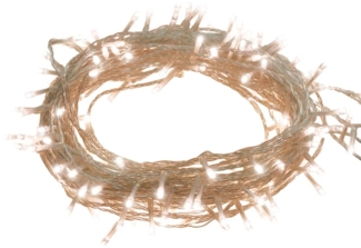 vidaXL LED-Lichterkette mit 300 LEDs Warmweiß 30 m PVC 343229