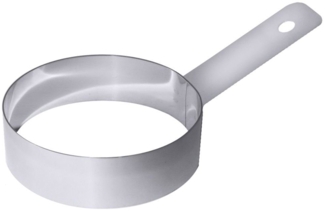 Contacto Eierkorb, Edelstahl, Eierring, Edelstahl 18/10, Perfekt für Eier und Omelettes, 12,5 cm