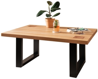 Lomadox Couchtisch WINCHESTER-69, Wohnzimmertisch 110x70 cm Beistelltisch modern in Buche massiv
