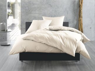 BETTWAESCHE-MIT-STIL Bettwäsche Mako Satin Bettwäsche uni einfarbig, Mako Satin, 2 teilig
