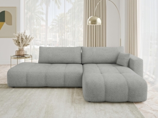 Ecksofa Furyn O Boucle (Farbe: Coral 75, Seite: Rechts)