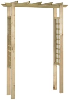 vidaXL Gartenlaube Rosenbogen 150 x 60 x 204 cm Holz Imprägniert 41912
